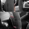 Car Steering Wheel Cover For BMW F87 M2 F80 M3 F82 M4 M5 F12 F13 M6 F85 X5 M F86 F33 X6 M F30 M Sport Suede DIY Steering Wrap