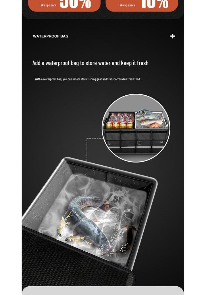 Hongqi Trunk Storage Box: Compatible with HS5, H6, HS3, HQ9, HS7, SQM5 Models.
