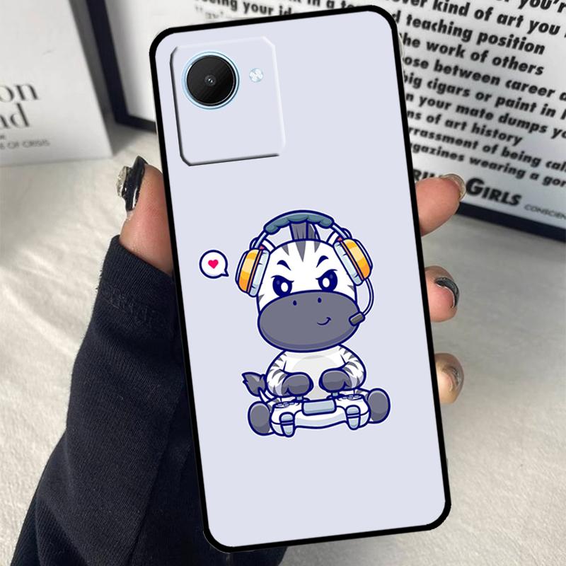 Eat Sleep Game Colorful For Realme C55 C75 C67 C63 C51 C61 C53 C35 C65 C71 11 12 13 14 Pro Plus GT6 GT7 15 Pro Case