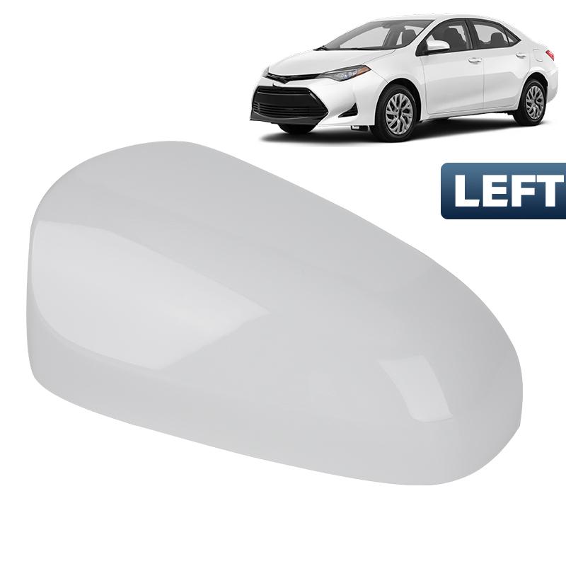 Side Mirror Cover Cap For Toyota Corolla 2014 2015 2016 2017 US Model W/O Turn Signal Light Glossy Black/White/Silver Mirror Cap