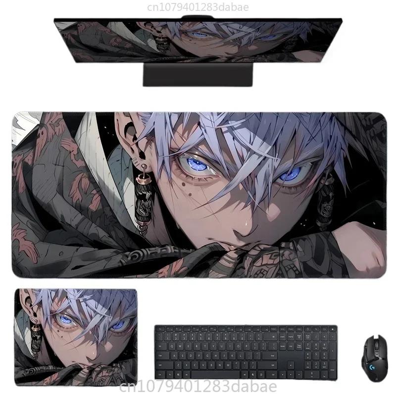 Jujutsu Kaisen leather mouse pad oversized anime computer keyboard pad esports table mat boys computer accessories boys