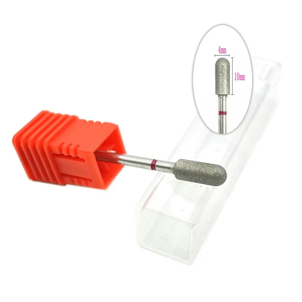 20pcs Diamond Nail Drill Milling Cutter for Manicure Rotary Bits Cuticle Clean Accessory Dental Diamond Burs Polisher 2.35mm
