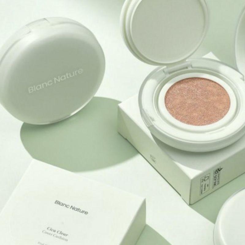 Blanc Nature Sebum Zero Air Fit Cushion 15g + Refill + Puff (3 Colors)