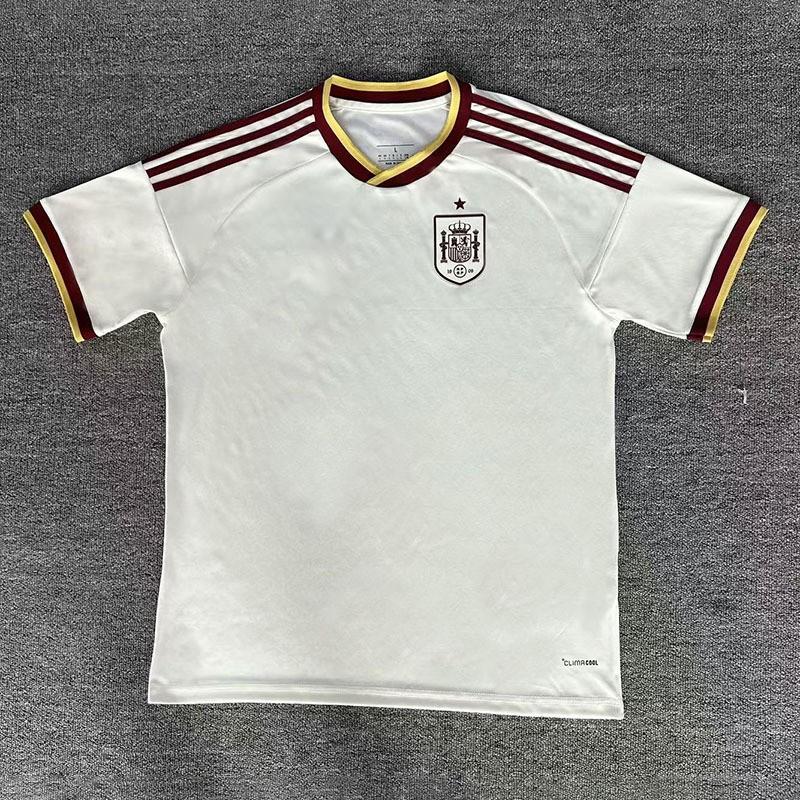 Men Women Soccer Jersey Fan Edition Short Sleeve Football Shirt Quick Dry Breathable Spain France Brazil Portugal England