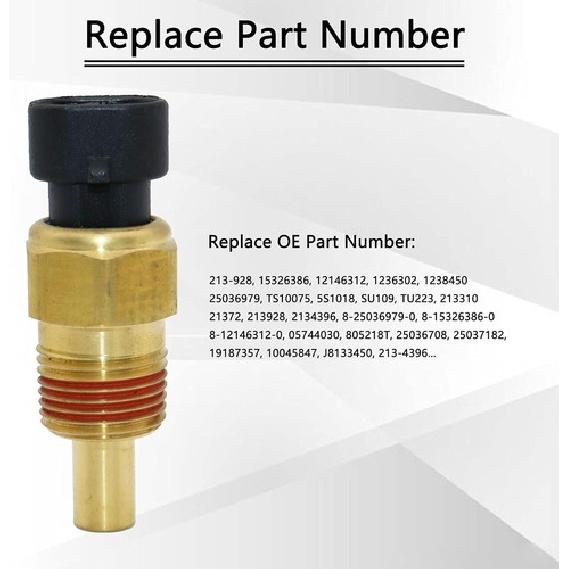 Engine Coolant Temperature Sensor Compatible with 1500 2500 3500 Silverado Im