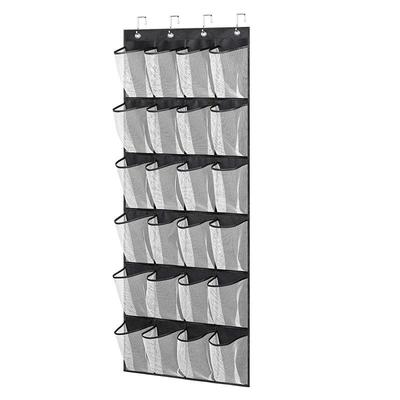 TEMU 24-Grid Over-the-Door Hanging Shoe Organizer