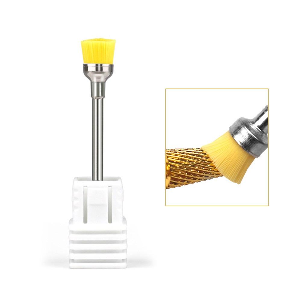 

DIY Nail Files Cleaning Brush Nail Beauty Nail Files Dust Remover Nail Art Tools жёлтый