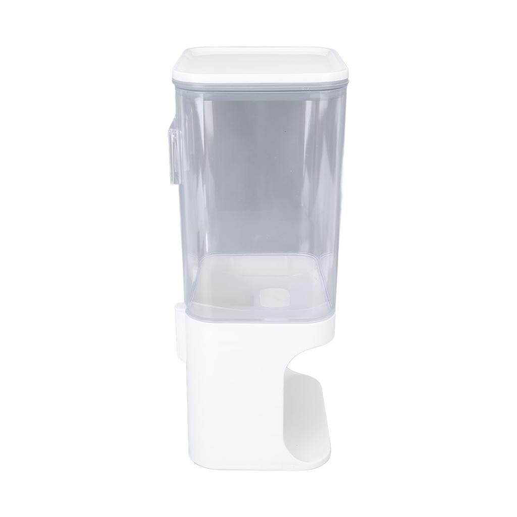 Rice Container tight Storage Dispenser Wall Mounted ed Bucket Press Type Kitchen Supplies