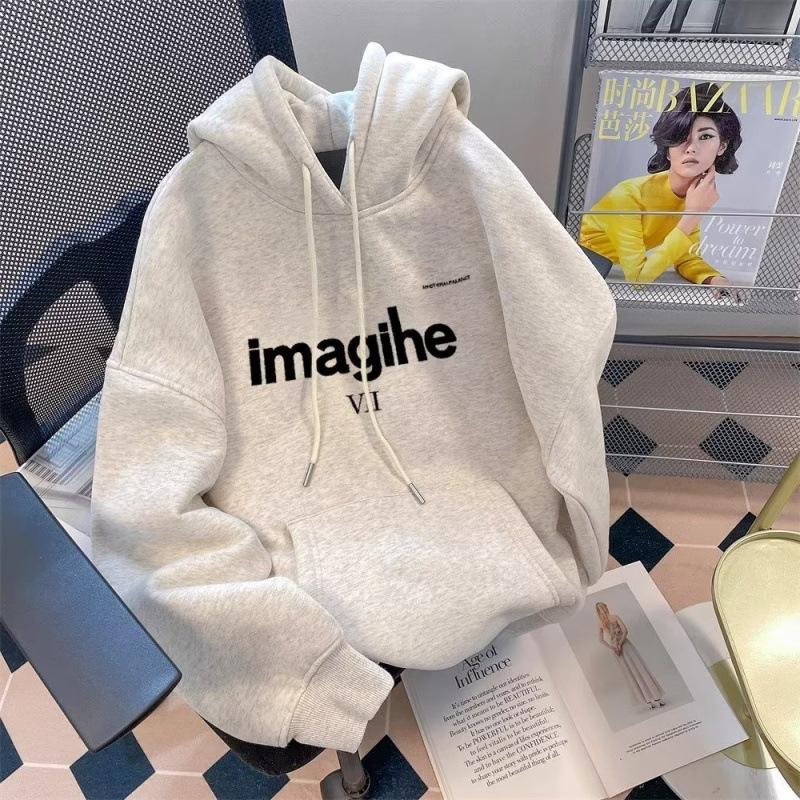 

Осень и Зима Большое Вельветовое Худи с Капюшоном Мужское в Стиле Гонконг Тренд Свободный Ленивый Стиль Белый Топ 5XL серый