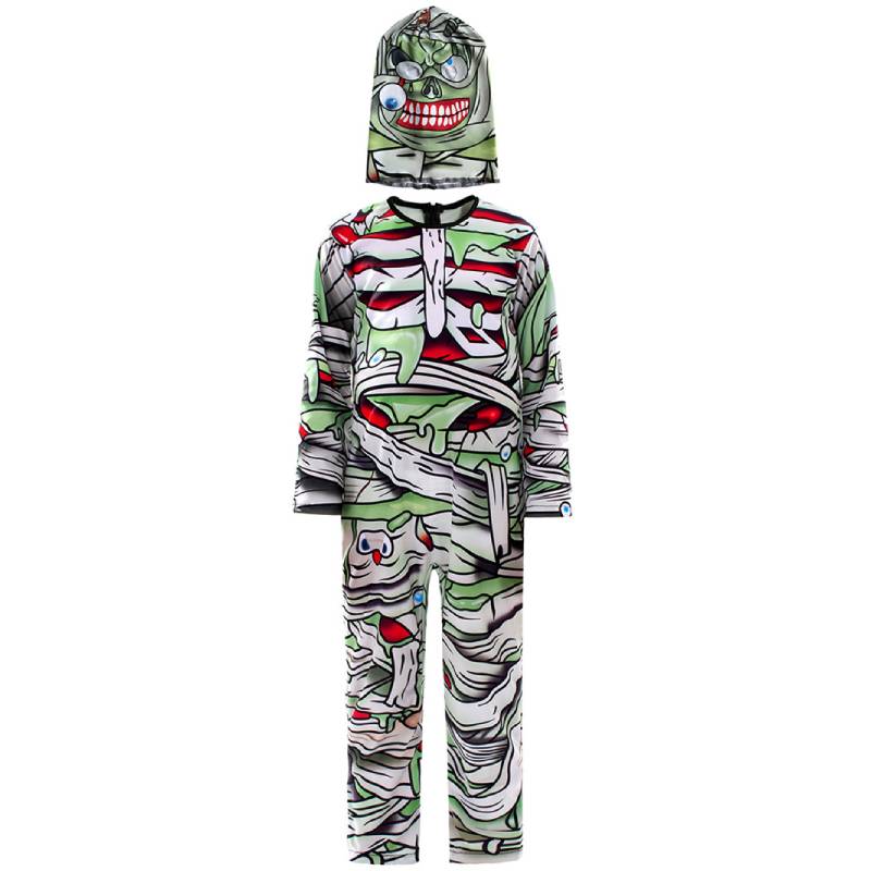 

Halloween Cosplay Mummy Costume Kid Horror Jumpsuit School Stage Performance M