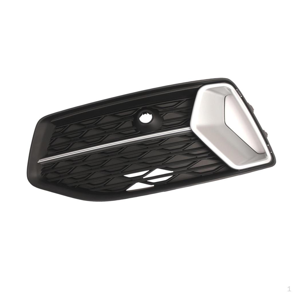 Front Grill Cover 4K0807647D Premium Repair Parts Black Professional Left Lower Grille Trim