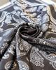 2026 New Paisley Print Square Scarf for Women Soft Satin Wraps Neckerchief Female Hair Bands Ribbon Headband Bandana