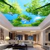 3D-Himmel-Tapete Deckenhimmel-Wandbild Sonnenlicht-Wald-Deckenwandbild