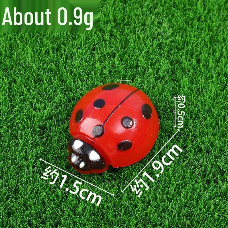 Multi-color Resin Ladybug Ornaments for DIY Jewelry and Crafts