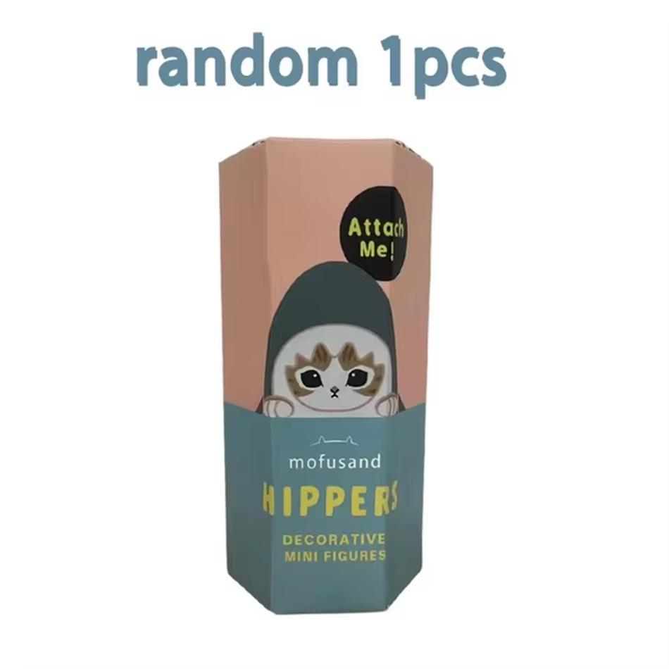 

HIPPERS & Fushan Ангел Кіт Тварина Серія Сліпих Коробок Лялька-Оберіг Модна Лялька Прикраси для Автомобіля Мобільного Телефона Дитячі Іграшки Різдвяний Подарунок