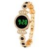 Retro Touch Digital Wrist Watches Elegant Rhinestone Wristwatch Women's Electronic Watch  Women