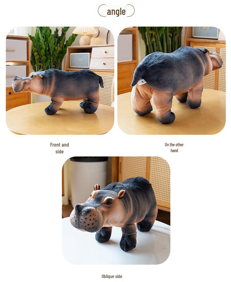 Hippo Plush Toy: Cute Children's Zoo Souvenir