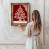DIY Christmas Tree Diamond Art Kits Without Frame 30x40cm Gem Art Diamond Painting Kits for Adults/Beginners Gift Idea Home Wall Decor
