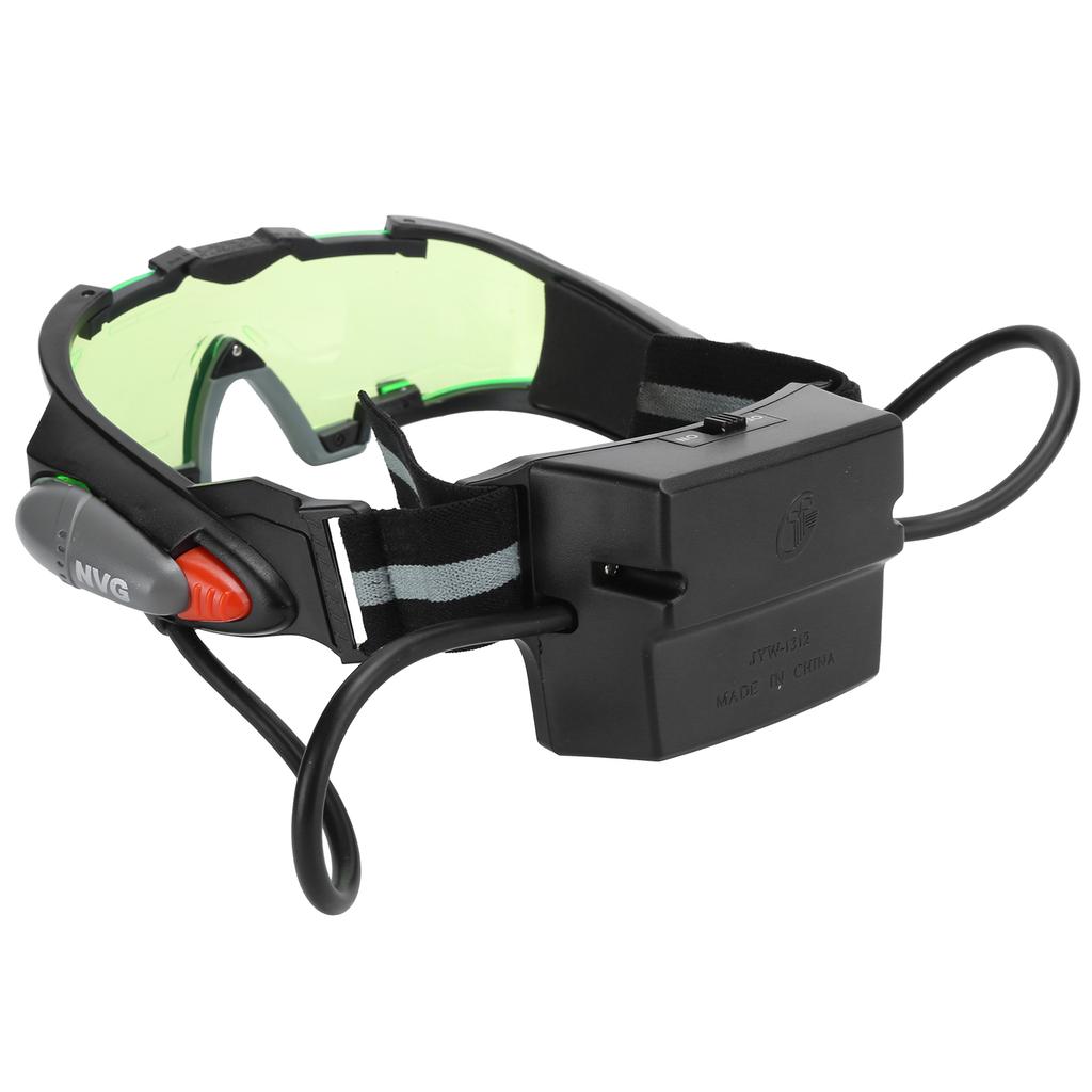 Night Vision Glasses with Light Adjustable Windproof Dustproof LED Glasses for Riding Skiing