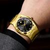 BINBOND Luminous Waterproof Durable Stainless Steel Strap Preicse Quartz Watches For Men Luxuy Auto Date Men's Watch Reloj
