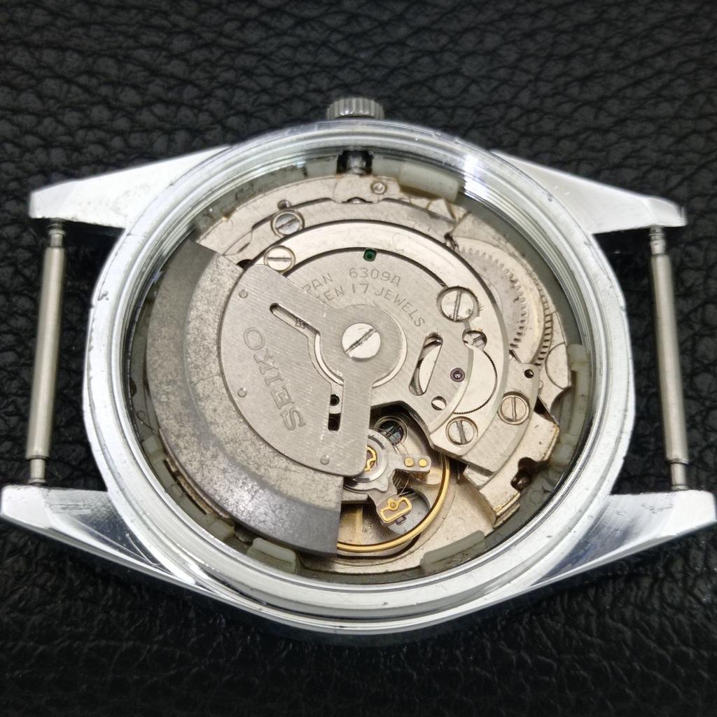 VINTAGE SEIKO 5 AUTOMATIC REFURBISHED JAPAN MENS WHITE DIAL WATCH a444269-1