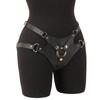 Women Sexy Belt Gothic  Leg Harness Pu Leather Studded Decor Harness Adjustable Fetish Clothing lingerie Clothing Accessories
