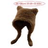 Winter Teens Bear Ear Earflap Beanie Windproof Trapper Hat Ear Protector Hat Adult Winter Cycling Skiing Supplies