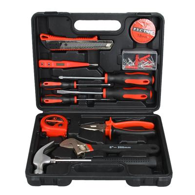 13pcs Maintenance Tool Kit,Repair Tool Set, Tool Kits For Homeowner, General Hand Tool Set With Hammer, Plier, Wrench, Screwdriver Set