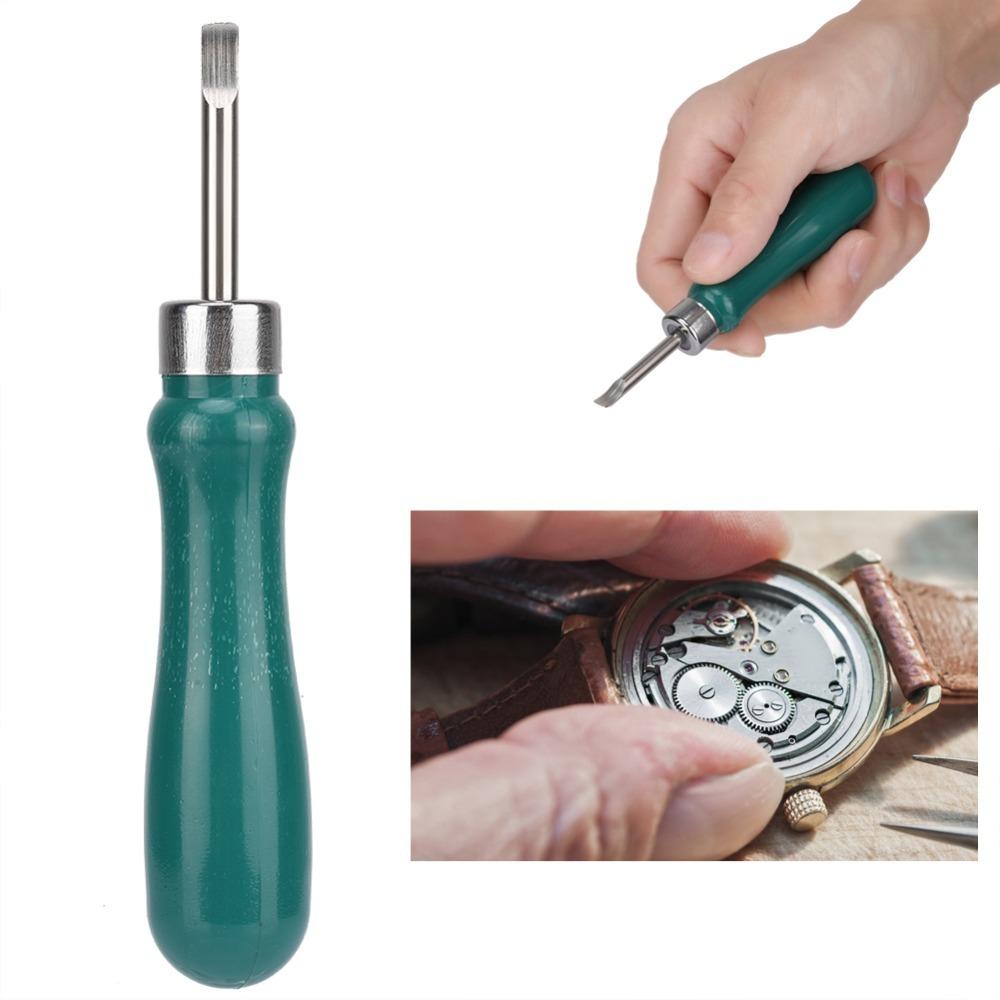 

Фиксированный рычажный механизм Открыватель крышки задней крышки часов Инструмент для снятия задней крышки для ремонта часов Открытие крышки зелёный