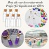 10ml Mini Plastic Bottles with Corks Tiny Clear Sand Art Bottles Wishing Vial for Wedding Birthday Party Decoration DIY Crafts