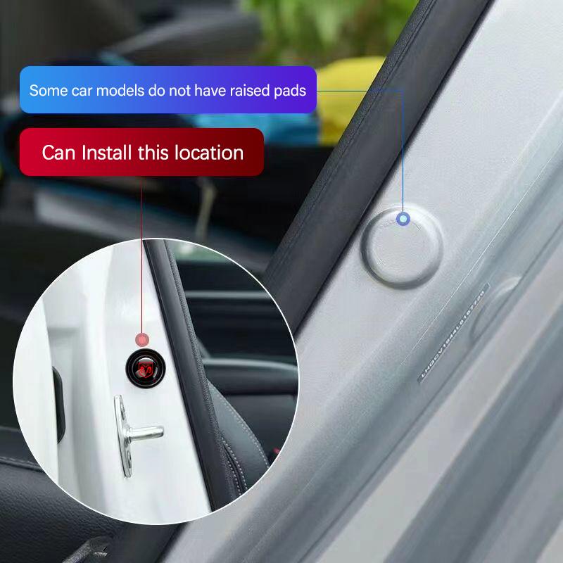 Car Door Shock Absorber gasket Buffer Anti-collision Silicone Sticker For Dodge Durango Hornet Charger Daytona Challenger SRT PP2