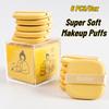 2/6PCS Super Soft Butter Makeup Sponge Square Air Cushion Cosmetic Puff Blender Beauty Foundation Puffs Make Up Tools Maquillaje
