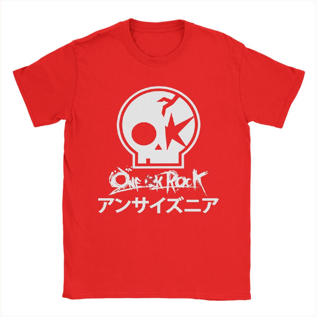 One Ok Rock Band Baumwoll-T-Shirt Für Mann Sommer Streetwear T-Shirts Rundhals Hipster T-Shirt Übergröße Bedruckte Kleidung