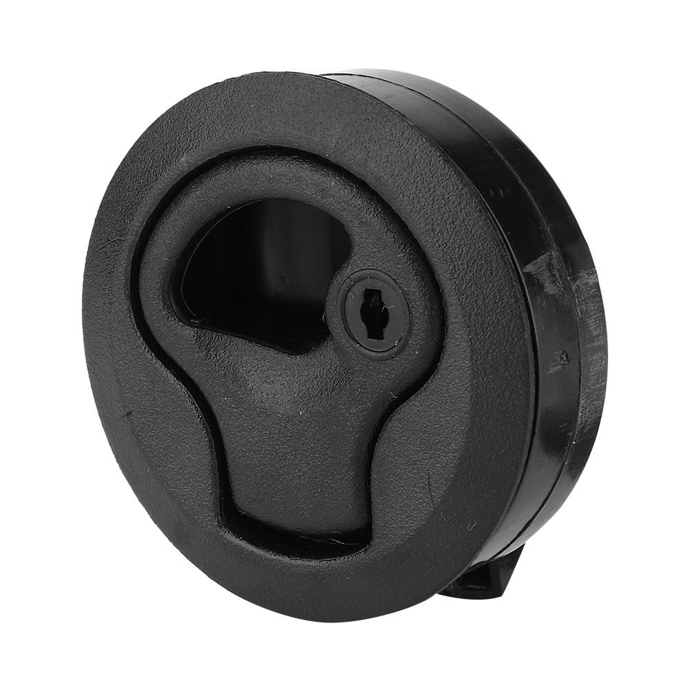 Marine Boat Round Deck Hatch Lock with Key Plastic for Yacht Parts Accessories