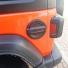 Aluminum Gas Cap Cover, Fuel Lid, Fuel Filler Door Cover for 2018-2021 Jeep Wrangler JL Unlimited (JL), Sahara, and Rubicon