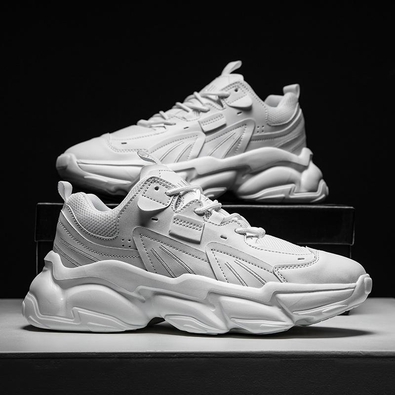 Spring Chunky Running Shoes Women Trendy Unisex Sneakers Men Platform Sport Shoes Couples Mesh Walking Shoes Zapatos De Hombre