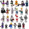 Halloween Pumpkin Zombie Minifigure Building Blocks Toy Set KF6175 6176 PG8171 PG8174.