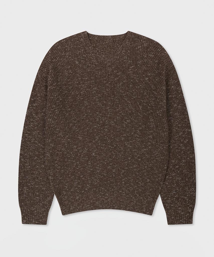 Bellie Milky Way Grunge Sweater - Saturn Brown