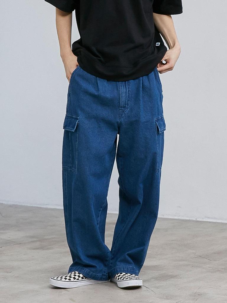 Cohen C.DENIMS Denim Easy Cargo Pants 75406030379 1950 DK.GRAY(19) M