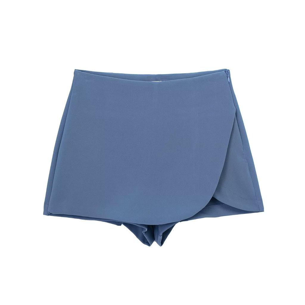 Vintage High Waist Side Zipper Female Skirt Women Fashion Pareo Style Shorts Skirts