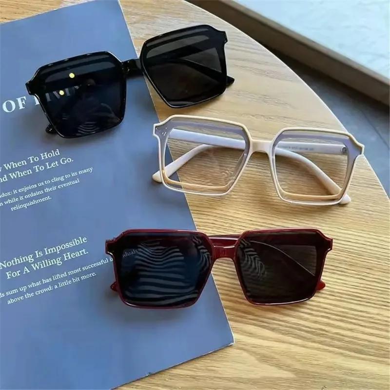 Y2K Fashion Unique Clubbing Sunglasses Women's Square Frame Sun Glasses Street Style Shades UV 400 Protection Eyewear for Women