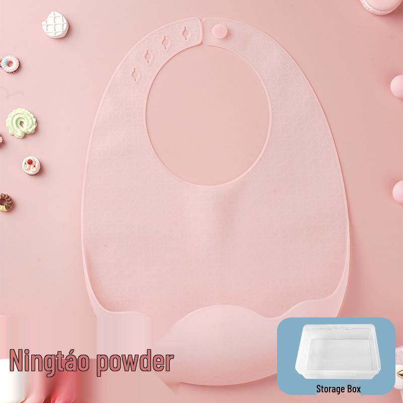 Ultra-Thin Waterproof Silicone Bib for Babies - Soft and Durable Drool and Food Catcher