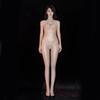 Sexy Women Sheer See Through Oil Glossy Shiny Elastic Bodysuit Bodycon One-Piece Thong Silky Tights Cosplay Maid Leotard