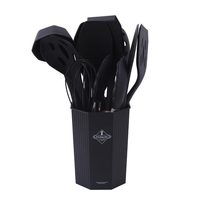 

Wutuo 12-Piece Wooden Handle Silicone Kitchen Utensil Set