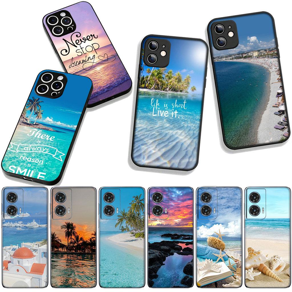 Cover for Xiaomi Redmi Note 15 11 9 10 Pro Plus A5 9A 9T 10A 10C 9C NFC 15C 8T Phone Case Mountain Sea Beach Travel Sand