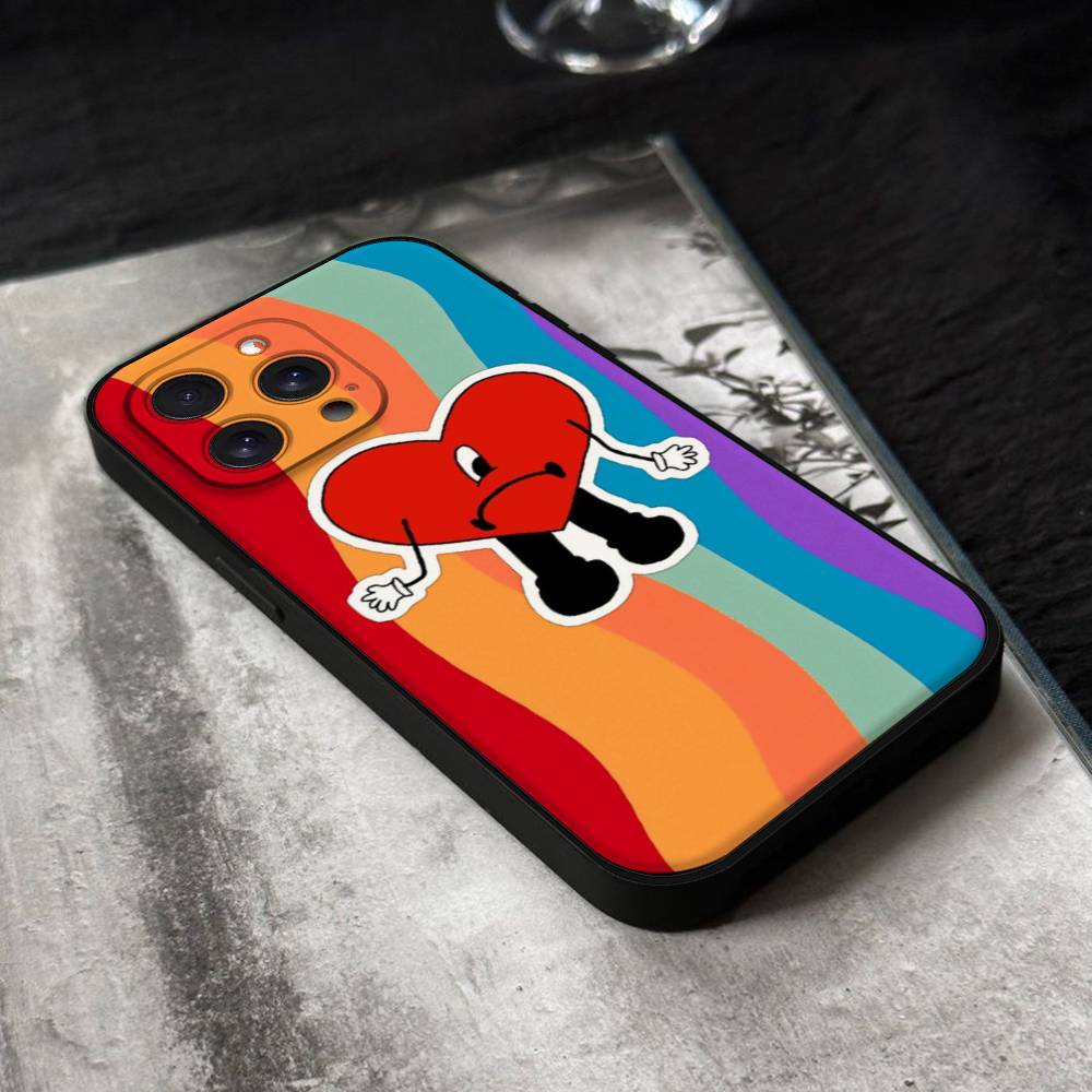 Perreo-Sola-Bad Bunny Maluma Phone Case For IPhone 17 16,15,14,13,12,11 Plus,Pro,Max,XR,XS,X,7,8 Plus,Mini Black Silicone Soft