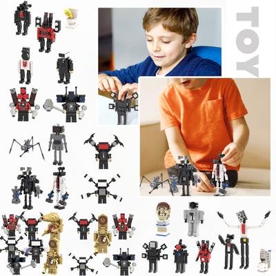 1 Juego Nuevo Tipo de Bloque de Construcción Juguete de Construcción Humanoide Juego Puzzle Ocio Colección Mano