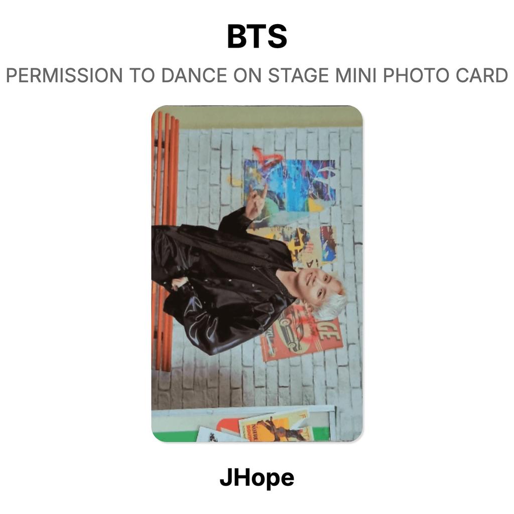 BTS PERMISSION TO DANCE ON STAGE MINI PHOTO CARD Official Photocard
