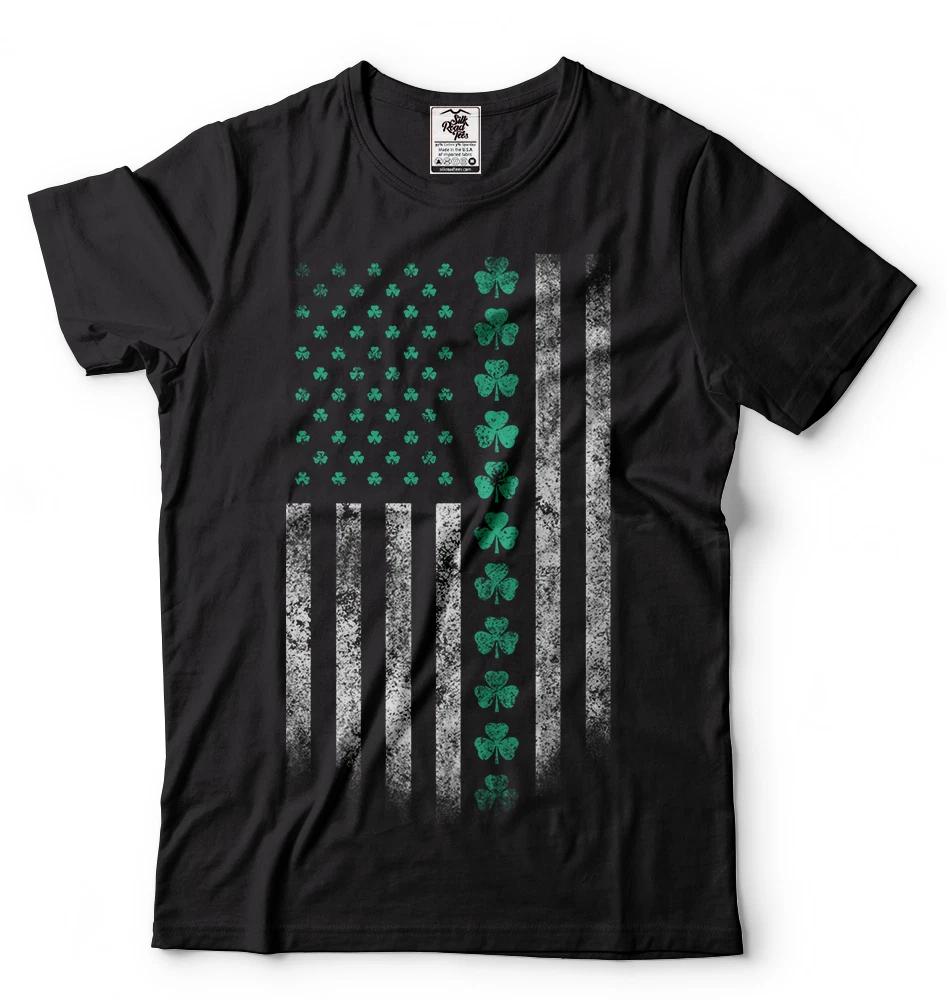 St. Patrick s Day Irish American Flag T-T-shirt St Patricks Day Irish T T-shirt S