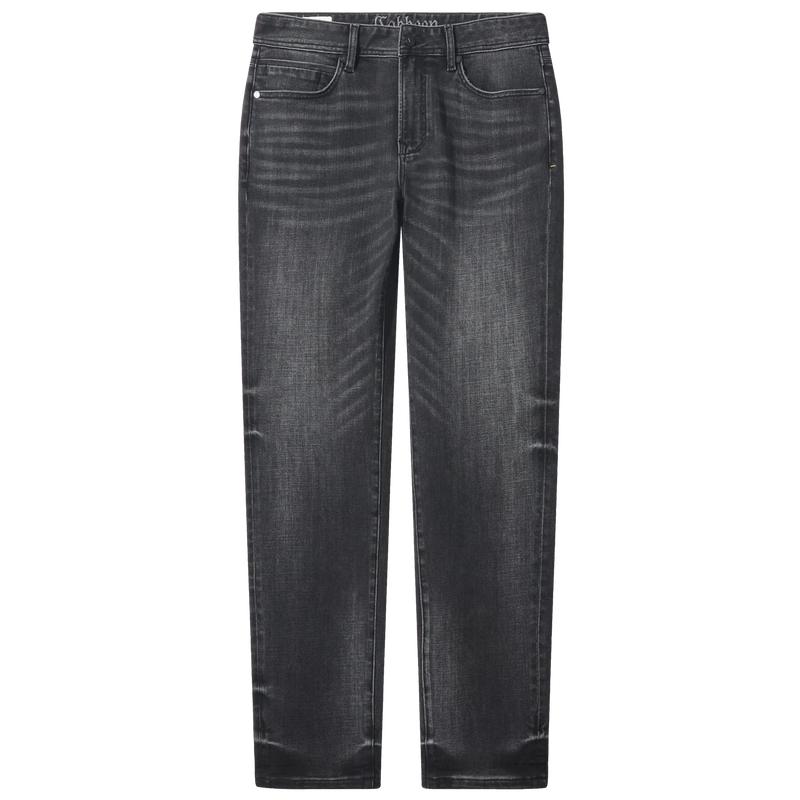 

Мужские стрейчевые джинсы из черного денима Cabbeen XL